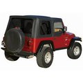 Rampage 97-06 WRANGLER TINTED WINDOWS BLACK DIAMOND REPL SOFT TOP W/DOOR SKINS 99535